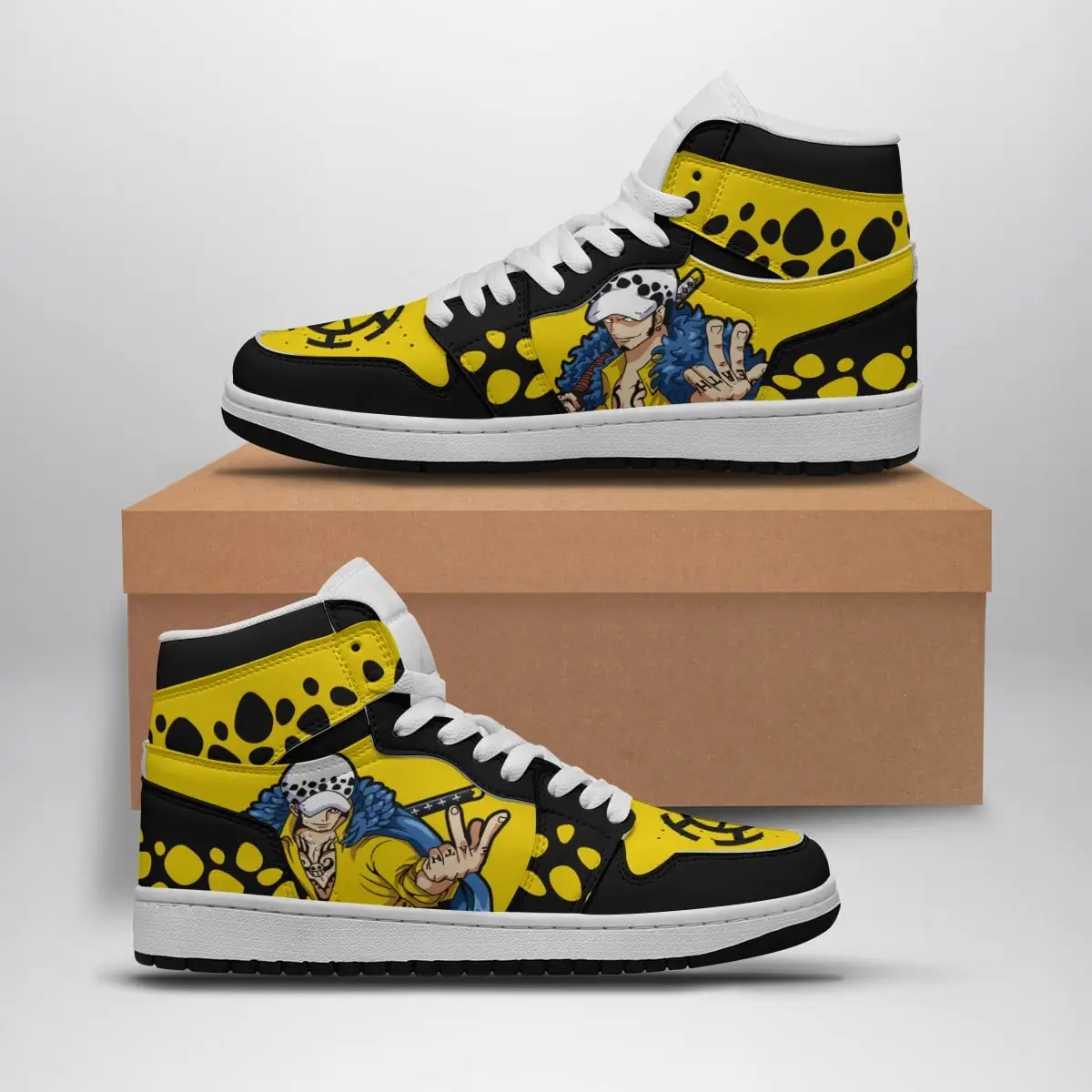 Trafalgar Captain One Piece Air Jordan 1 Shoes