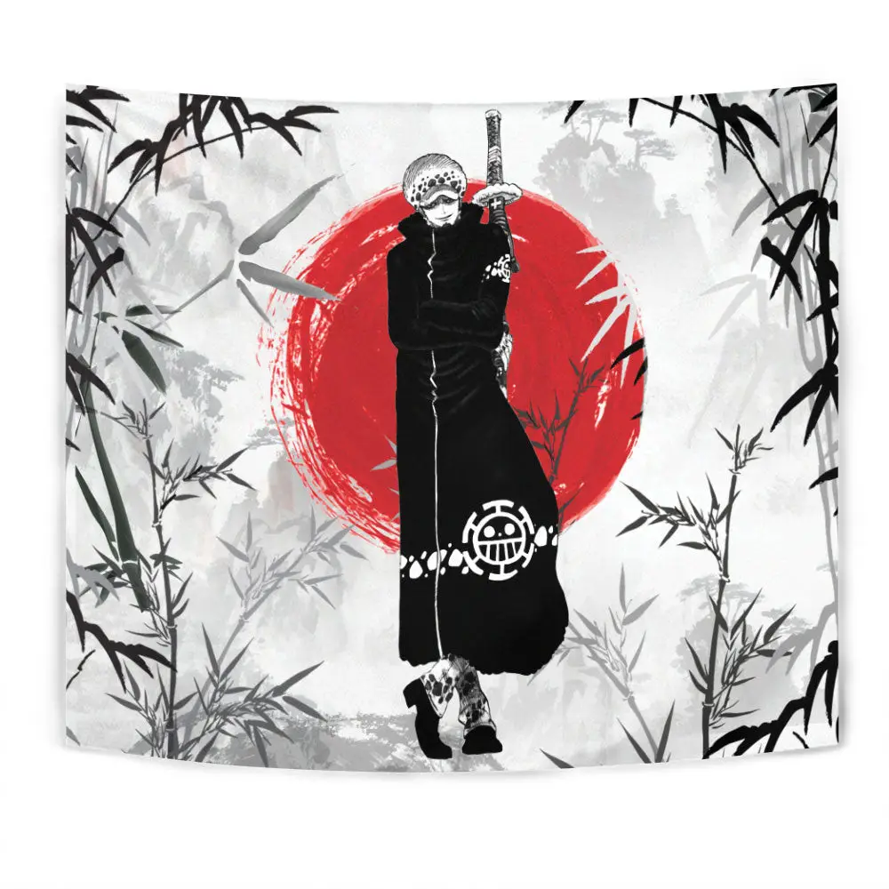 Trafalgar D Water Law Tapestry Custom Anime Wall Decor