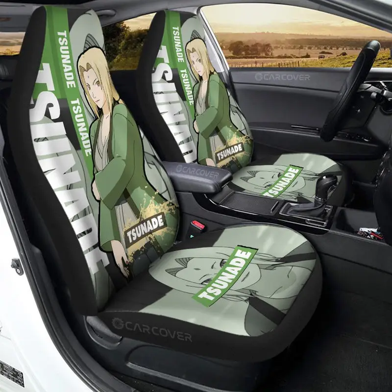 Tsunade Anime Car Seat Covers Custom Car Accessories 
