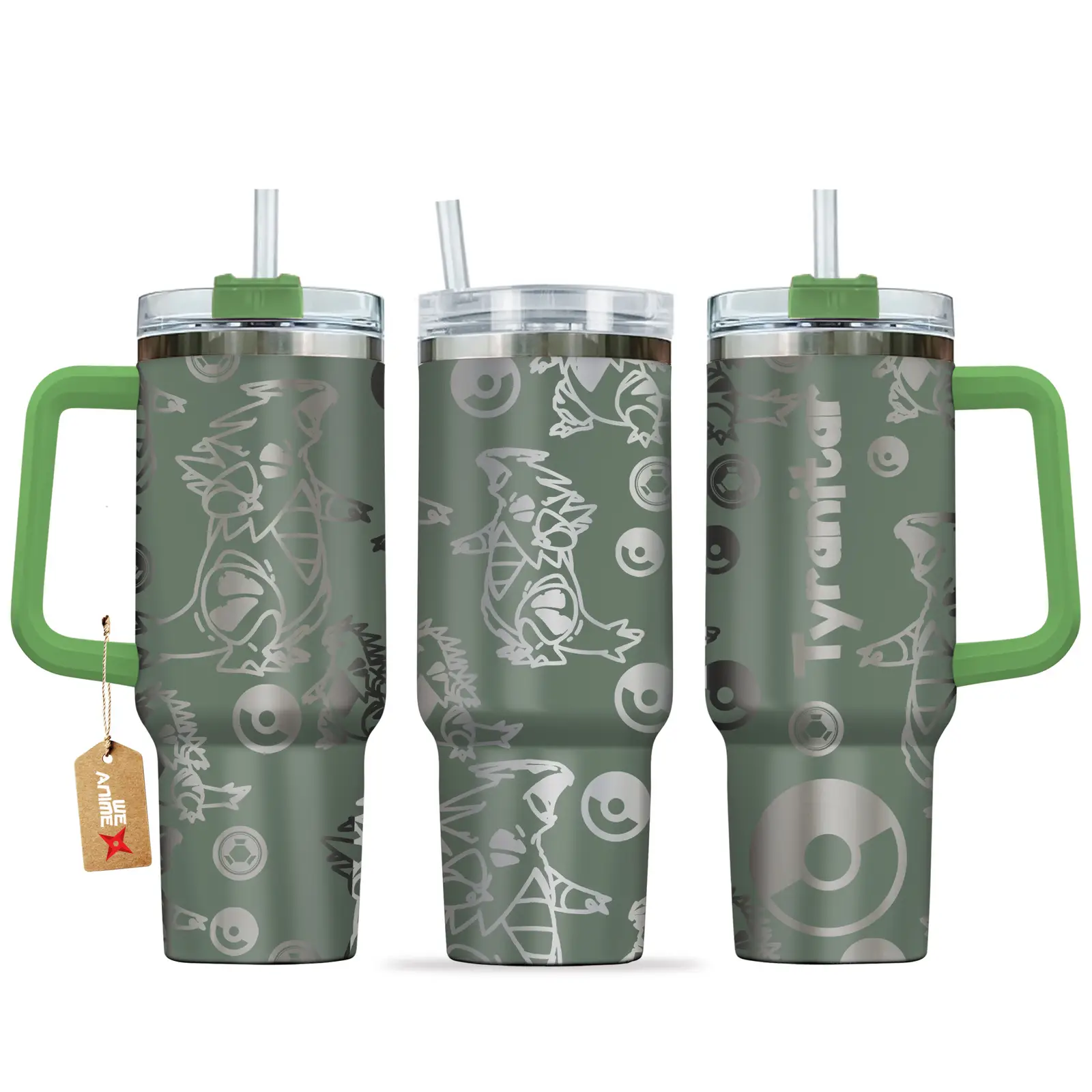 Tyranitar Anime Tumbler 40oz Collection