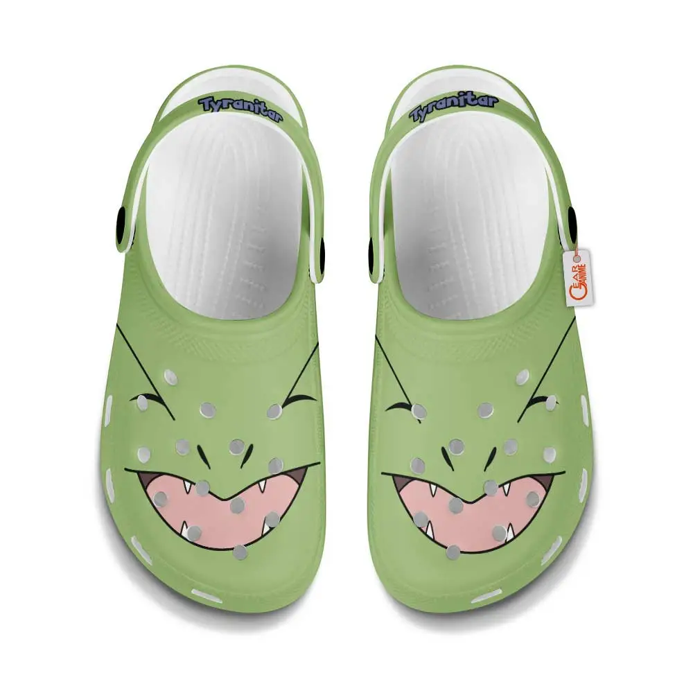 Tyranitar Edition Custom Anime Clogs Funny Style