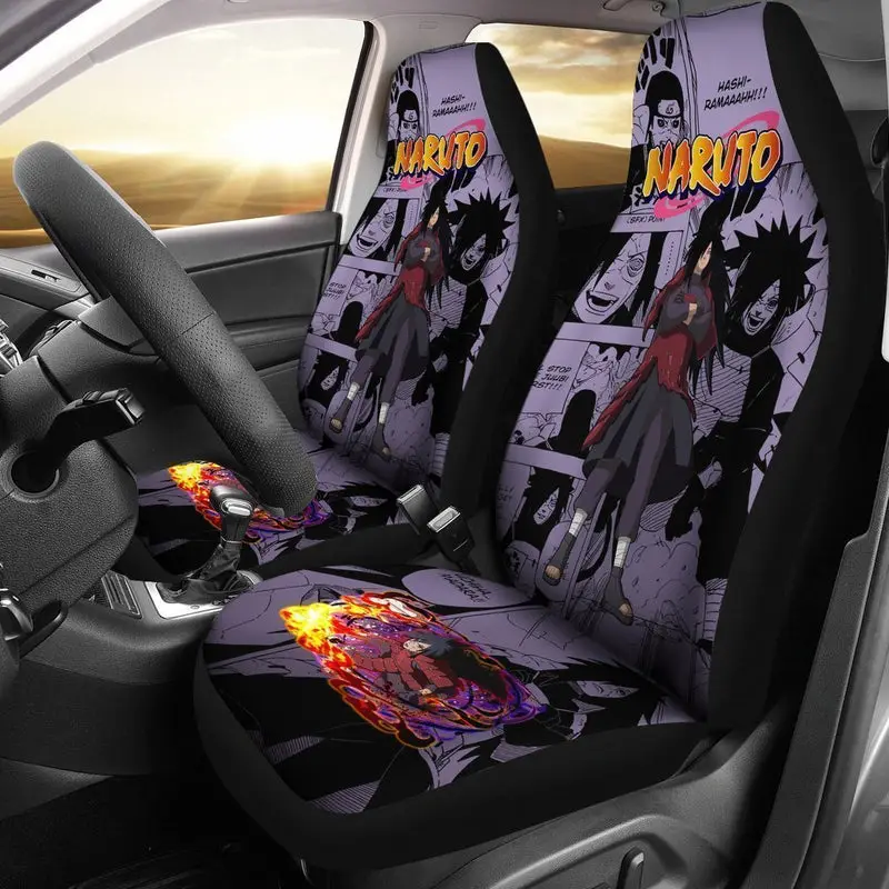 Uchiha Madara Car Seat Covers Custom Manga Anime Car Accessories 