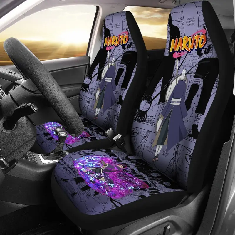Uchiha Obito Car Seat Covers Custom Manga Anime Car Accessories 