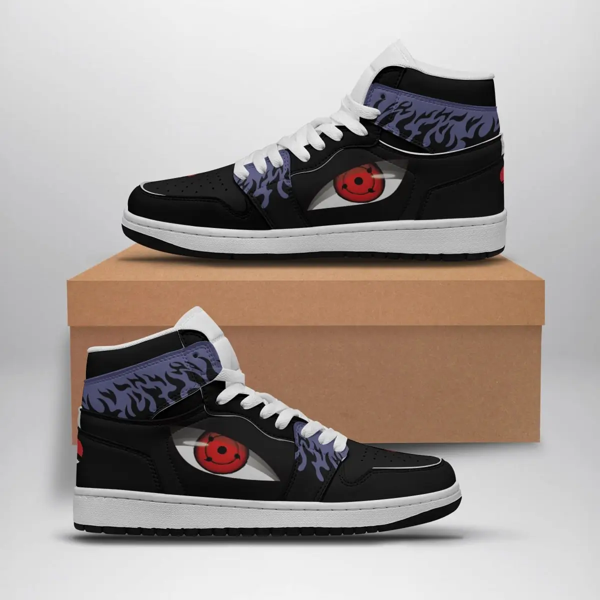 Uchiha Symbol Shippuden Air Jordan 1 Shoes