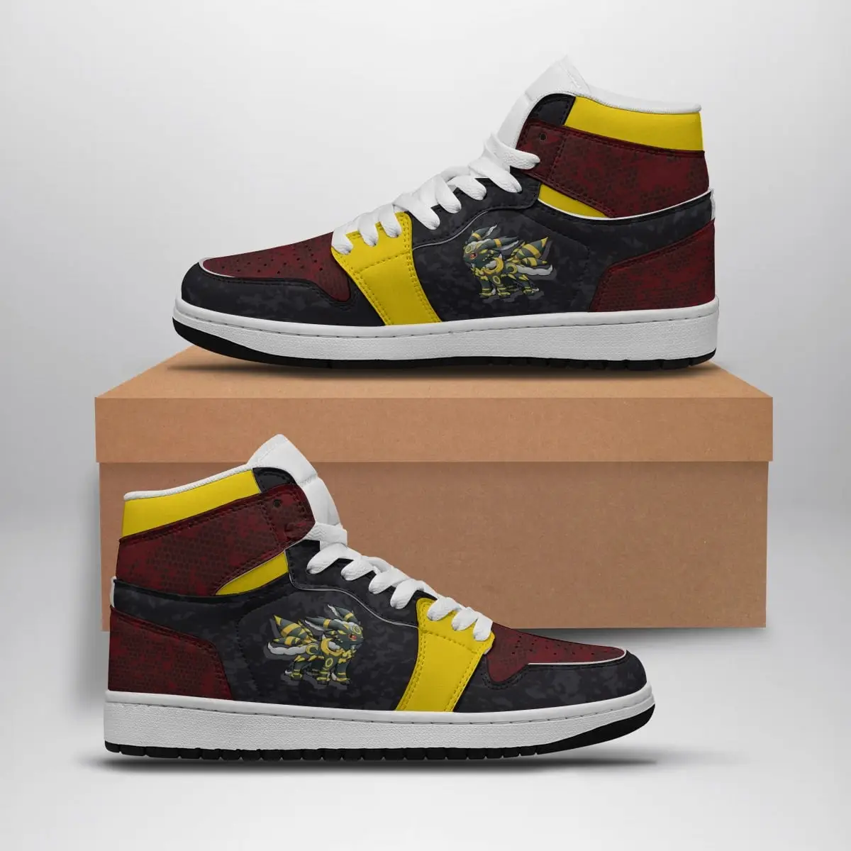 Umbreon Attack Pokemon Air Jordan 1 Shoes