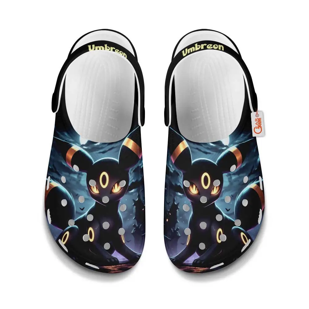 Umbreon Edition Custom Anime Clogs Art Style