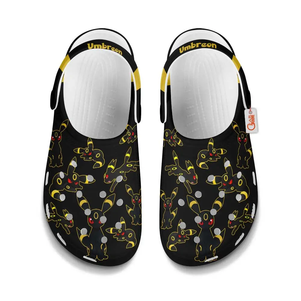 Umbreon Edition Custom Anime Clogs Pattern Style