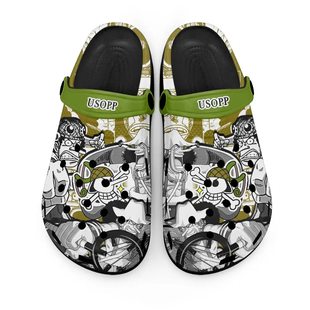 Usopp Personalized Anime Clogs