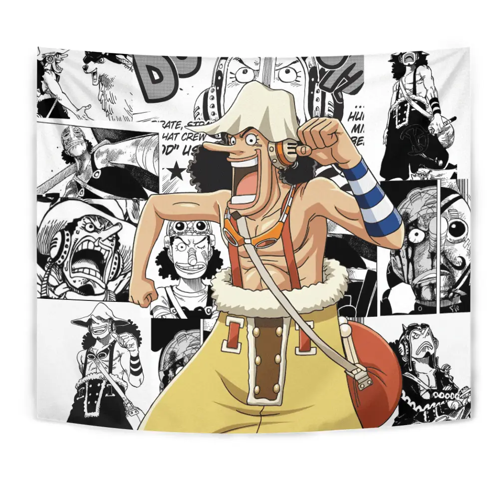 Usopp Tapestry Custom Anime Manga Room Wall Decor