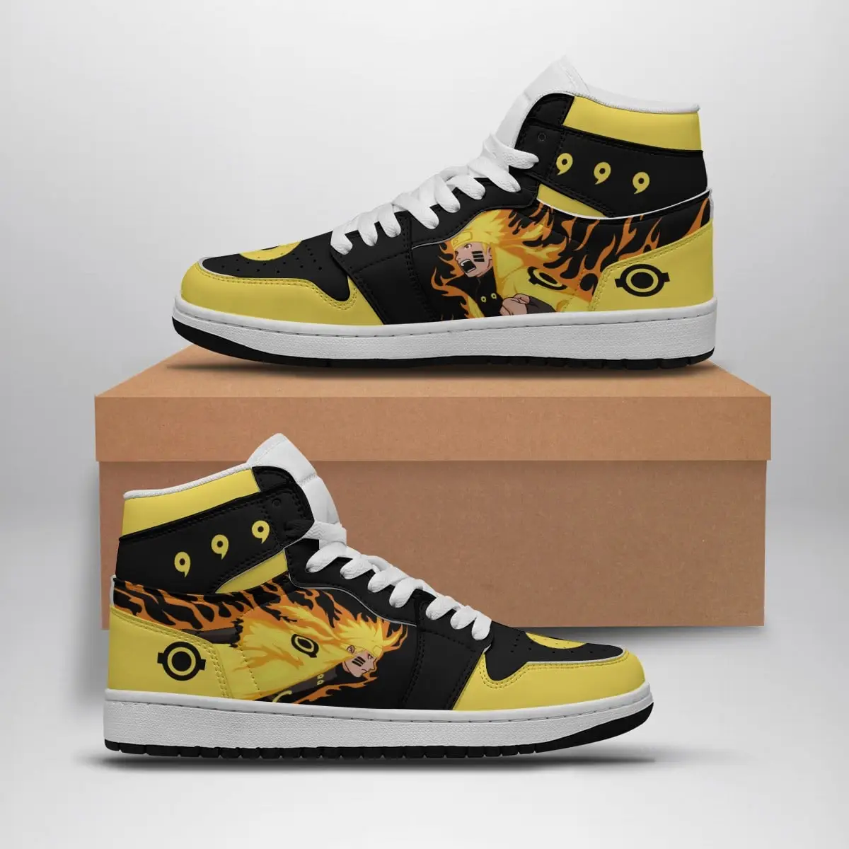 Uzumaki Six Paths Sage Mode Shippuden Air Jordan 1 Shoes