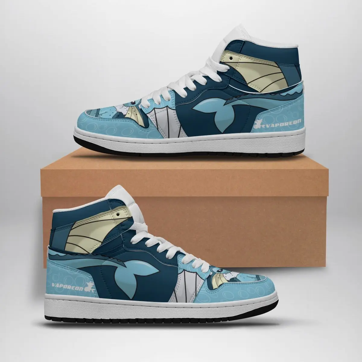 Vaporeon V2 Pokemon Air Jordan 1 Shoes