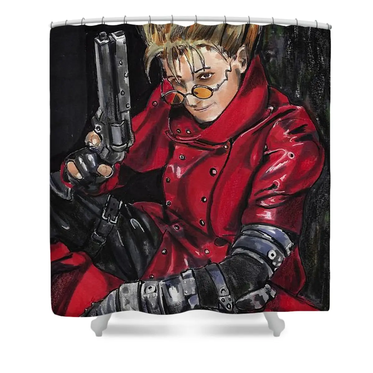 Vash The Stampede Shower Curtain | Anime Shower Curtains