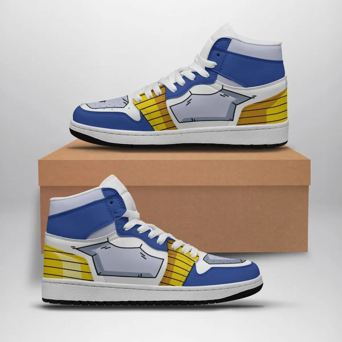 Vegeta Battle Suit Dragon Ball Z Air Jordan 1 Shoes