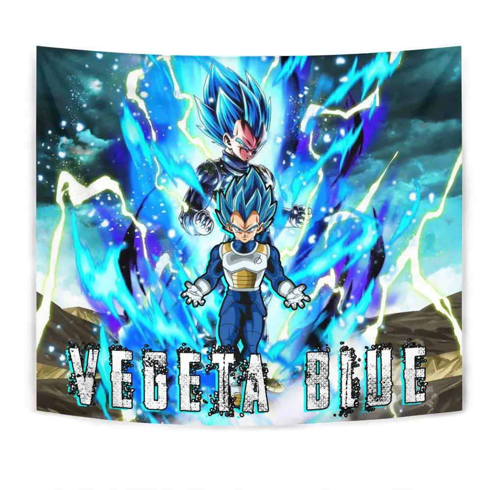 Vegeta Blue Tapestry Custom Anime Home Decor