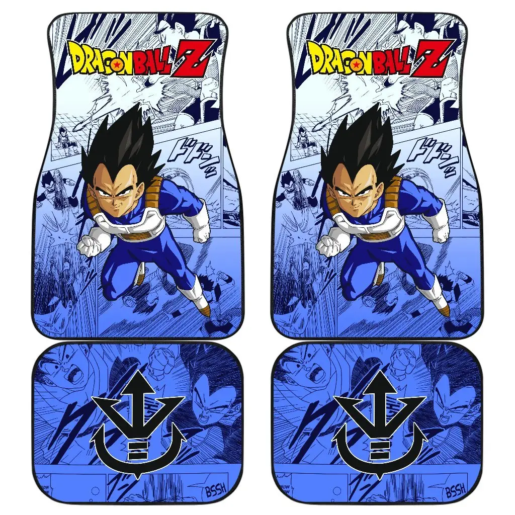 Vegeta Dragon Ball Z Car Floor Mats Manga Mixed Anime Hero