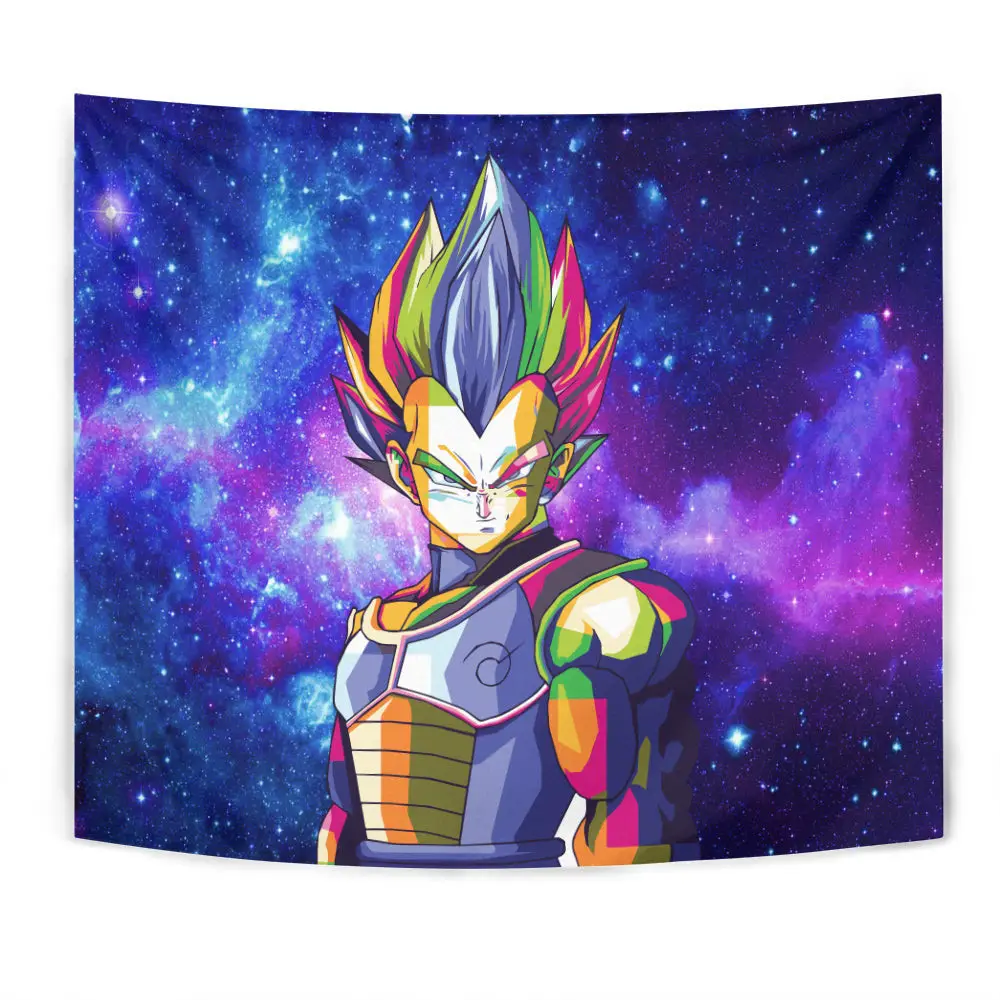 Vegeta Tapestry Custom Anime Wall Decor