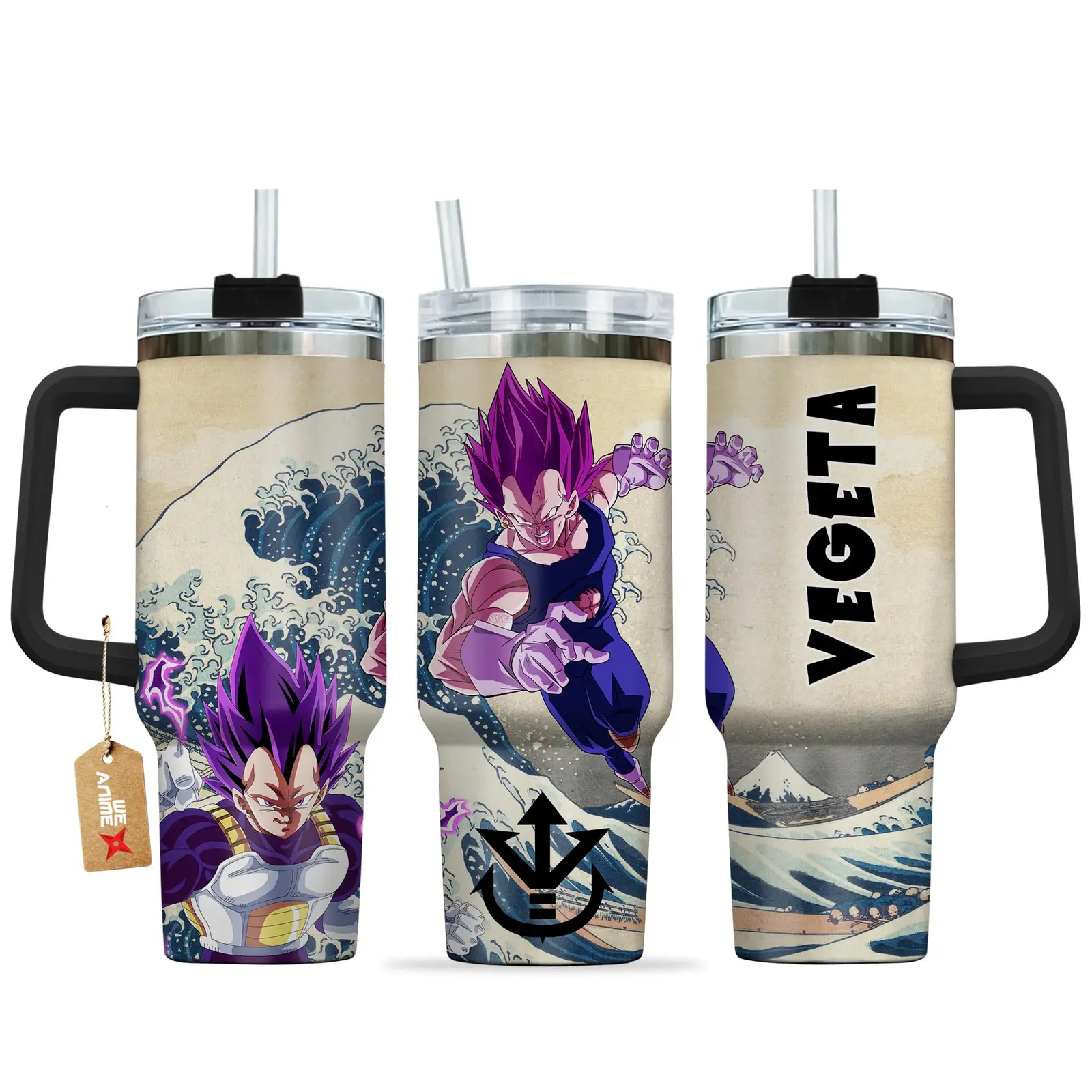 Vegeta Ultra Ego Anime Tumbler 40oz Kanagawa Collection