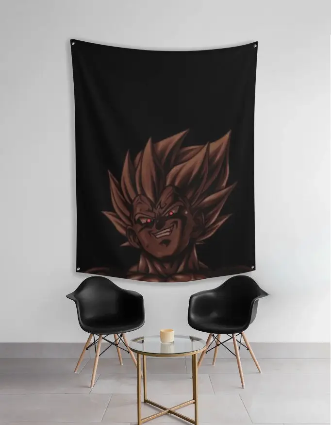 Vegeta wall tapestry - Dark Aesthetic