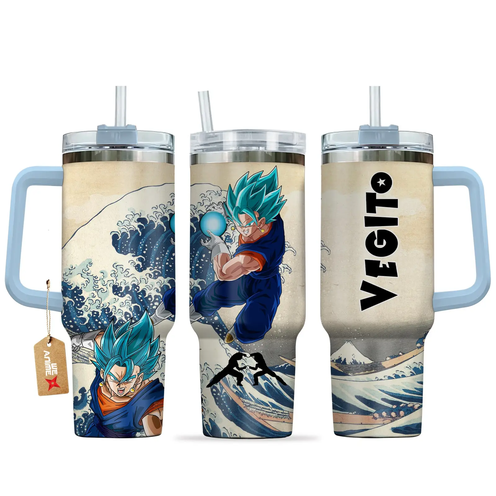 Vegito Anime Tumbler 40oz Kanagawa Collection