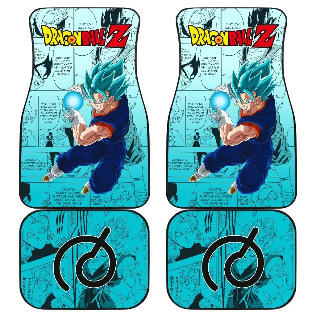 Vegito Characters Dragon Ball Z Car Floor Mats Manga Mixed Anime
