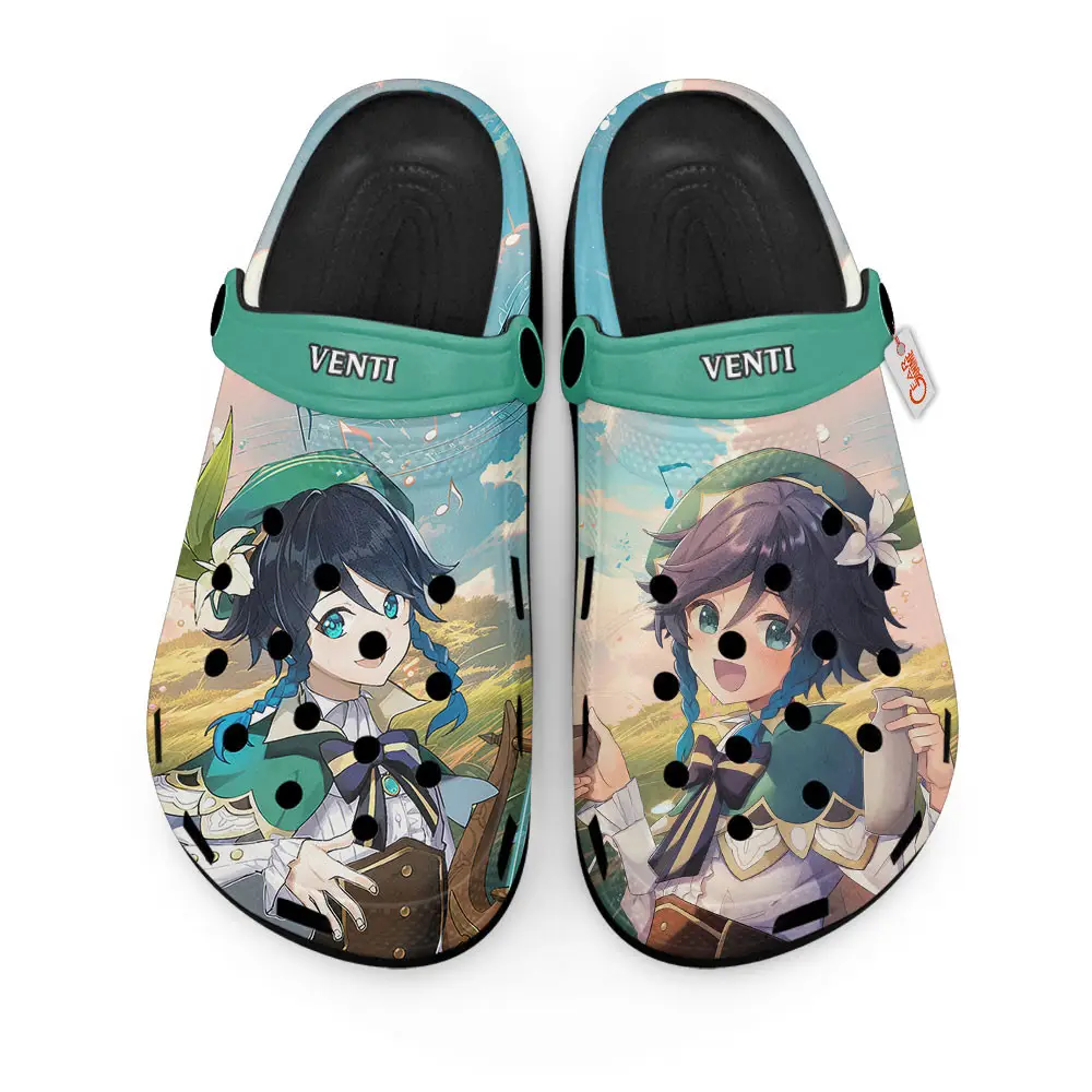 Venti Genshin Impact Edition Premium Clogs Personalized Name