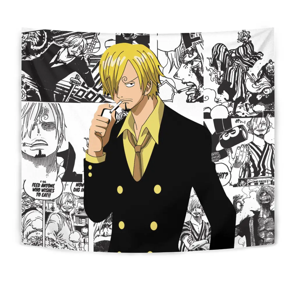 Vinsmoke Sanji Tapestry Custom Anime Manga Room Wall Decor