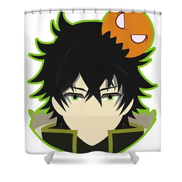 Vintage Naofumi Boy Rising Of The Shield Hero Shower Curtain | Anime Shower Curtains