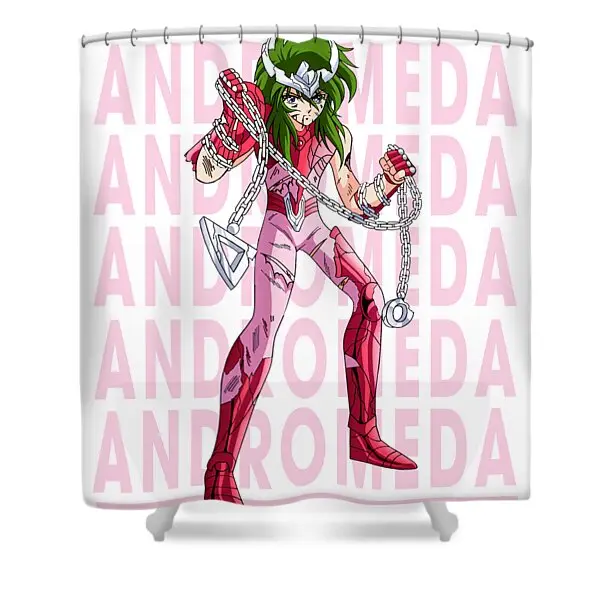 Vintage Saint Seiya Andromeda Anime Shower Curtain | Anime Shower Curtains