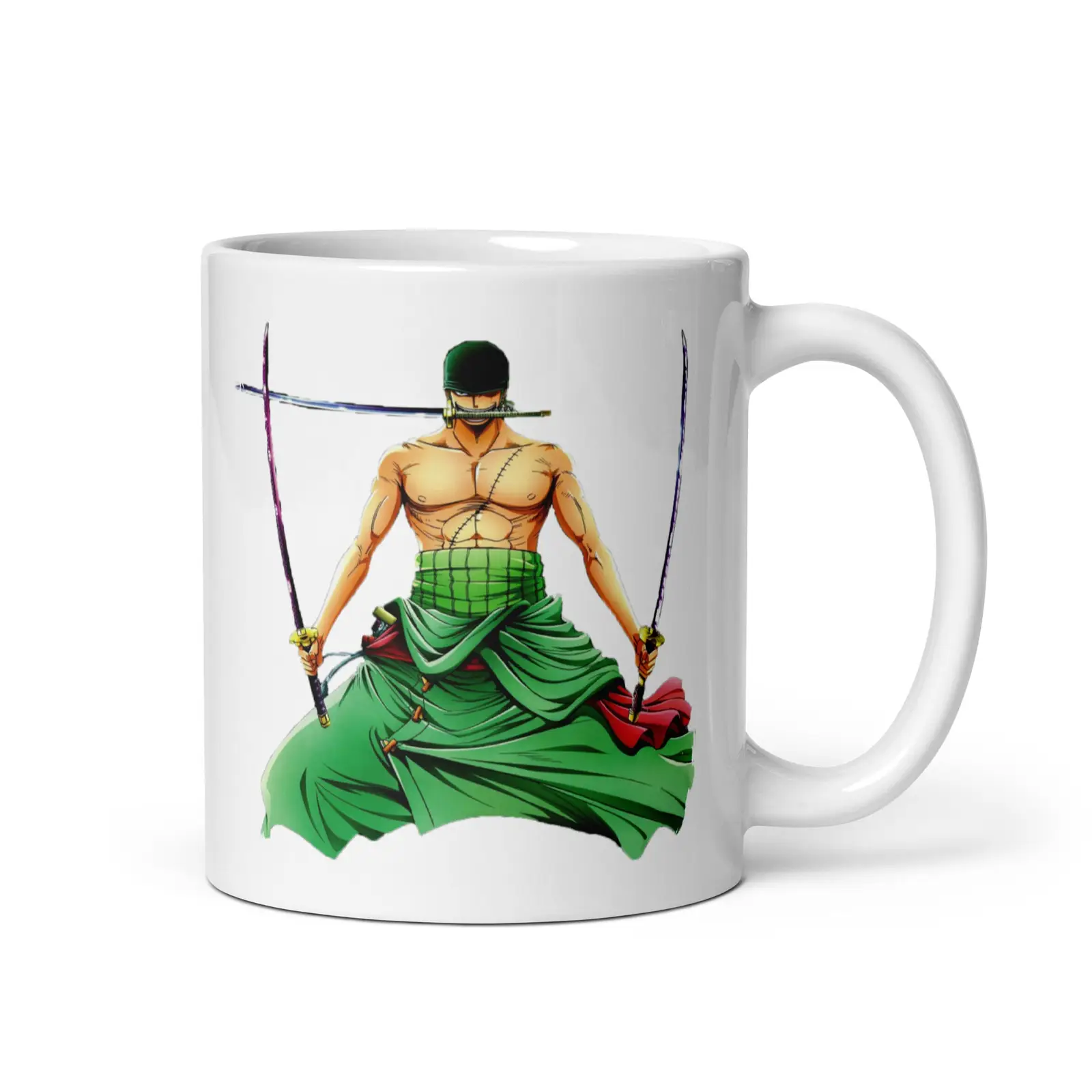 White Glossy Mug - Zoro 2