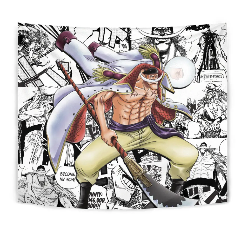 Whitebeard Tapestry Custom Anime Manga Room Wall Decor