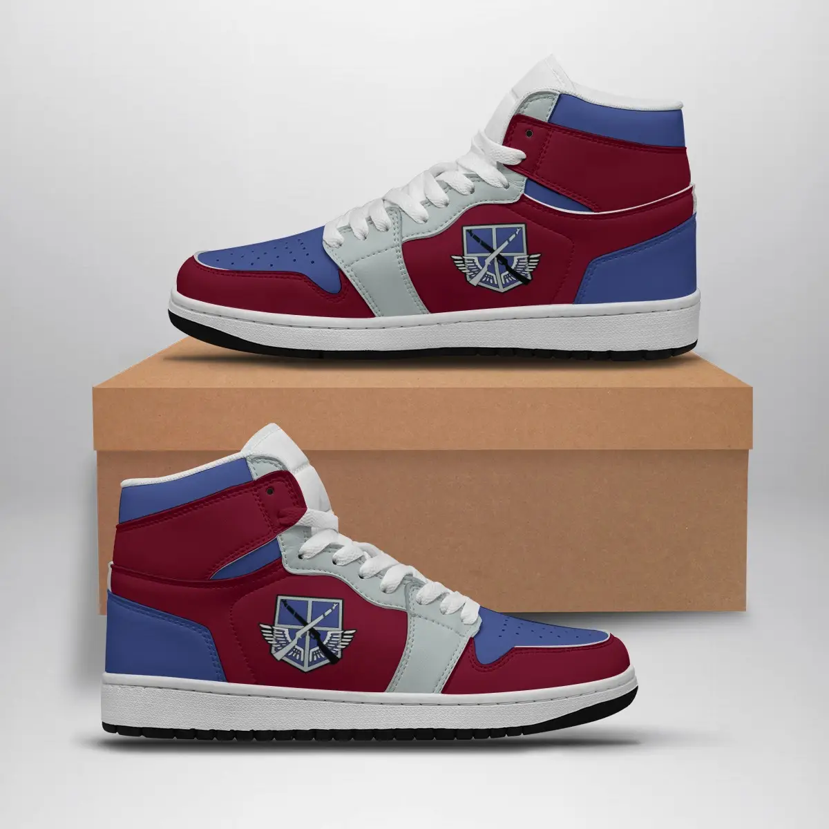 Yeagerist Attack On Titan Air Jordan 1 Shoes