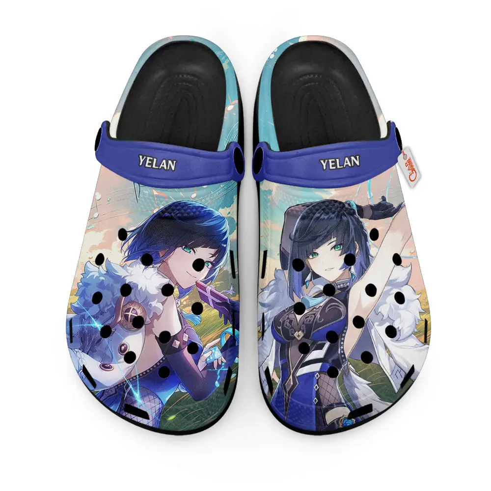 Yelan Genshin Impact Edition Premium Clogs Personalized Name