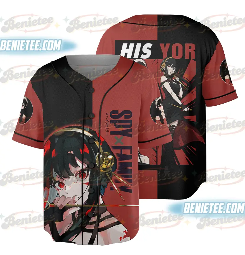 Yor Forger Spy X Family Anime For Fans 3D Baseball Jersey Shirt - Benietee Shop