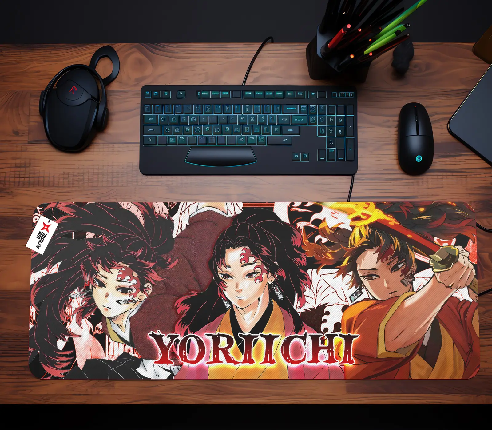 Yoriichi Tsugikuni Mouse Mat Personalized Name