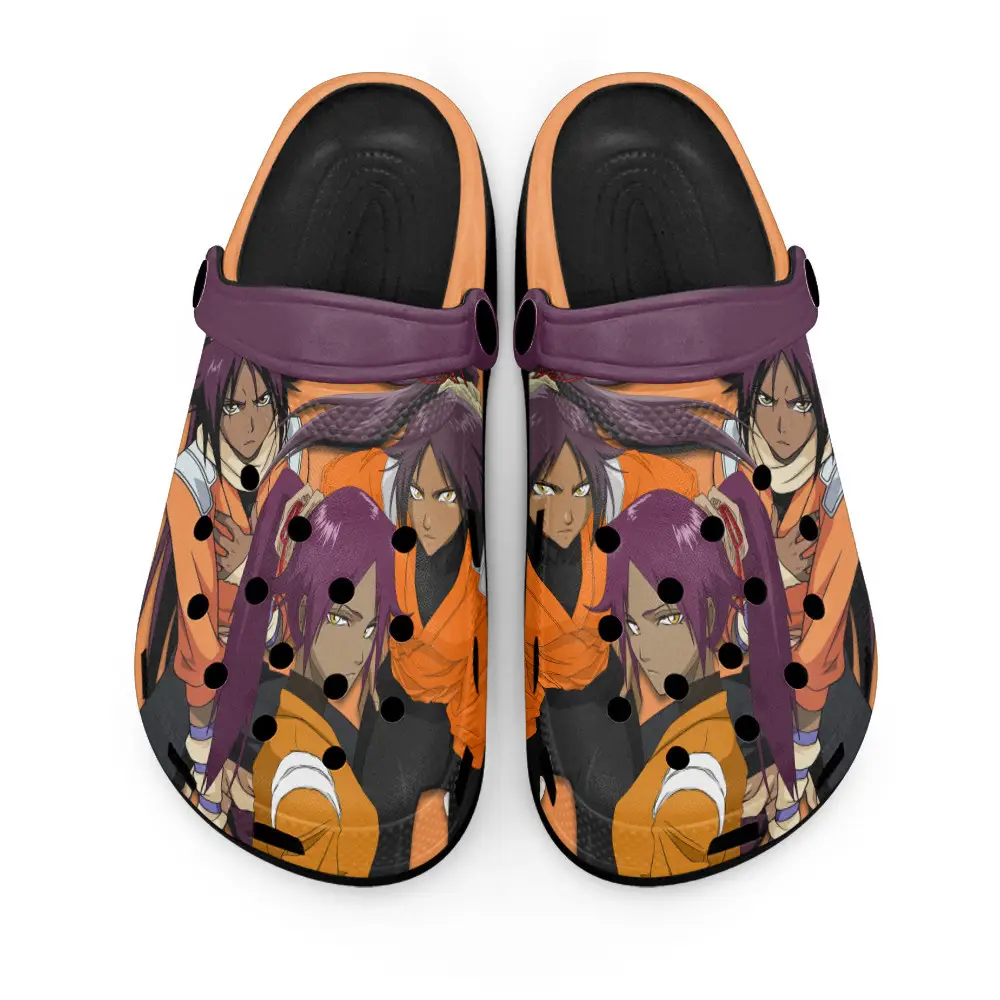 Yoruichi Shihouin Edition Custom Anime Clogs