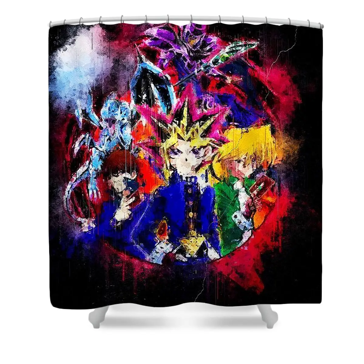 Yu-Gi-Oh! Duel Monsters Shower Curtain | Anime Shower Curtains