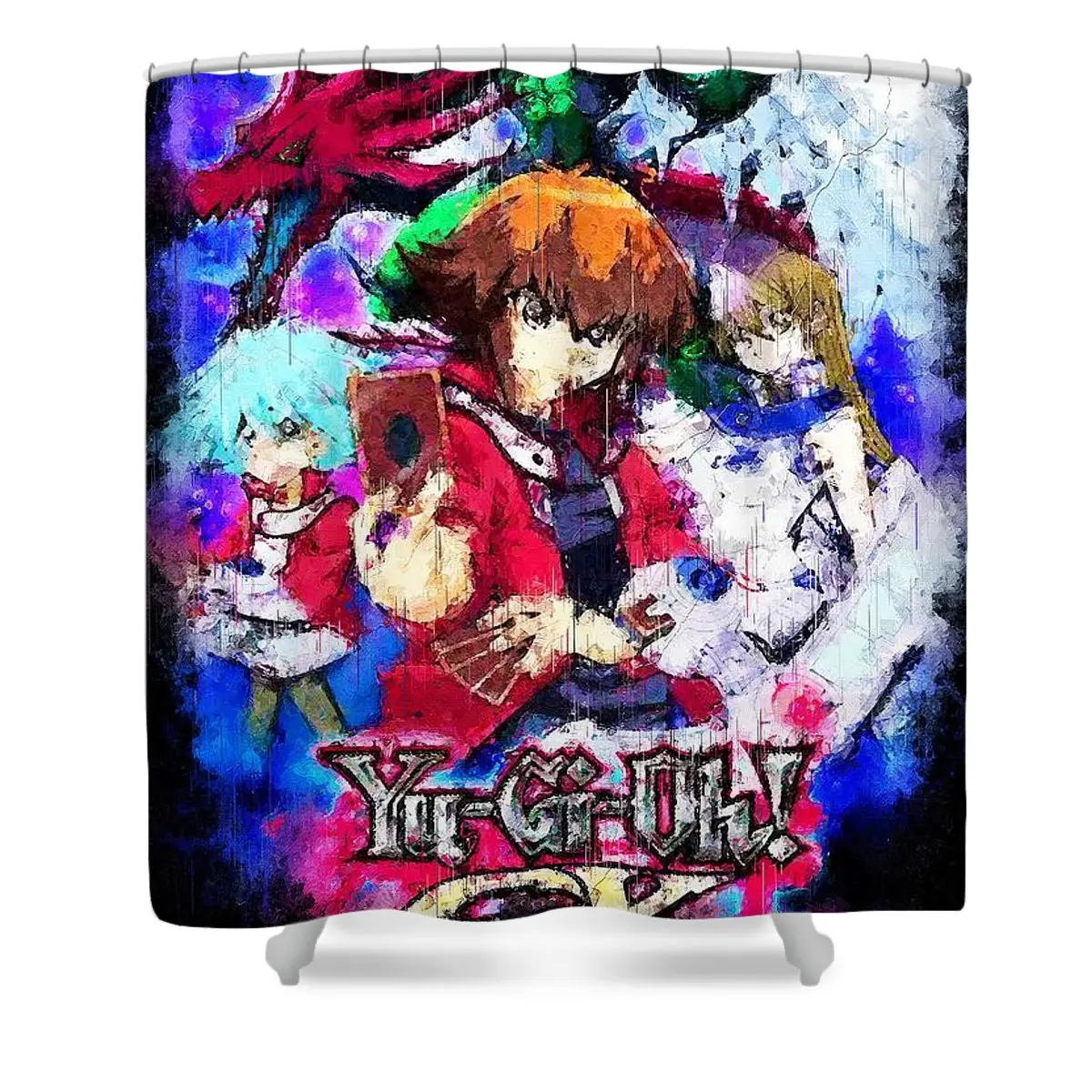 Yu-Gi-Oh! Gx Shower Curtain | Anime Shower Curtains