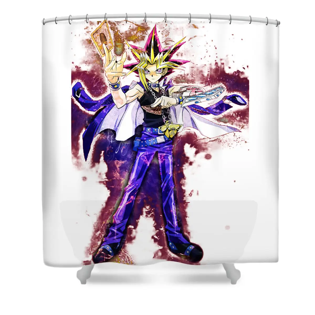 Yugi Aura Shower Curtain | Anime Shower Curtains