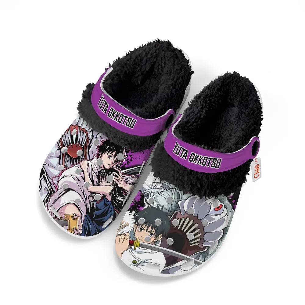Yuta Okkotsu Edition Fleece-Lined Clogs Personalized Name
