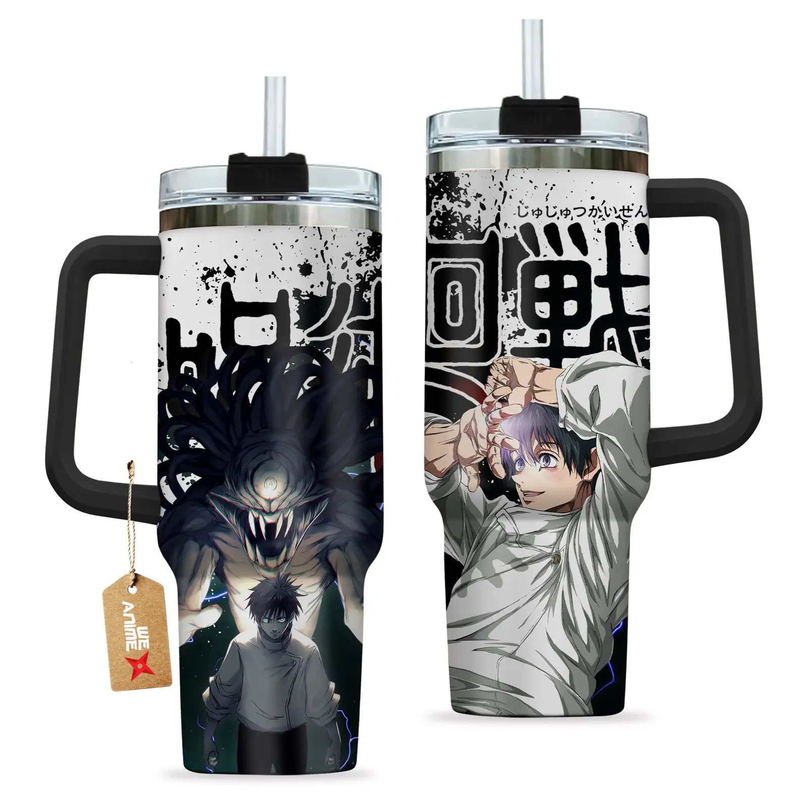 Yuta Okkotsu Jujutsu Kaisen Anime Custom  Quencher   40oz Stainless Steel Tumbler With Handle HG