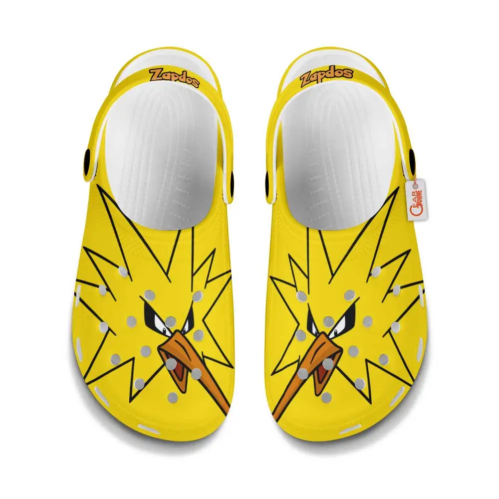 Zapdos Edition Custom Anime Clogs Funny Style
