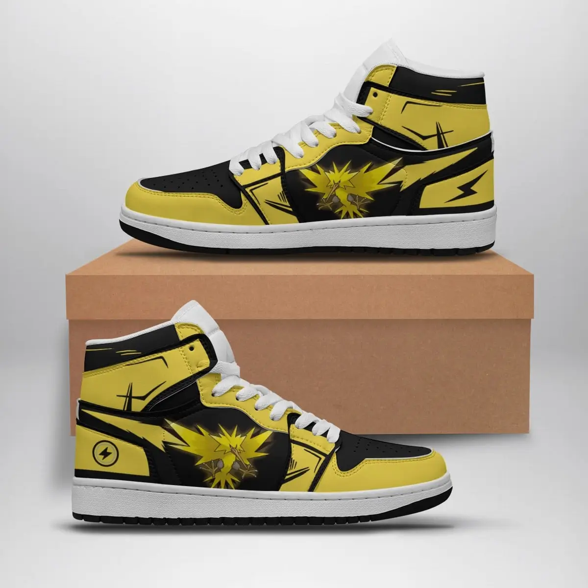 Zapdos Pokemon Air Jordan 1 Shoes