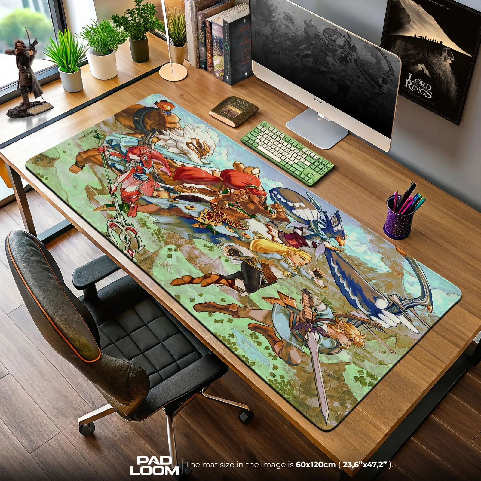 Zelda Champions Battle Mouse Pad, Game Gamer Desk Mat