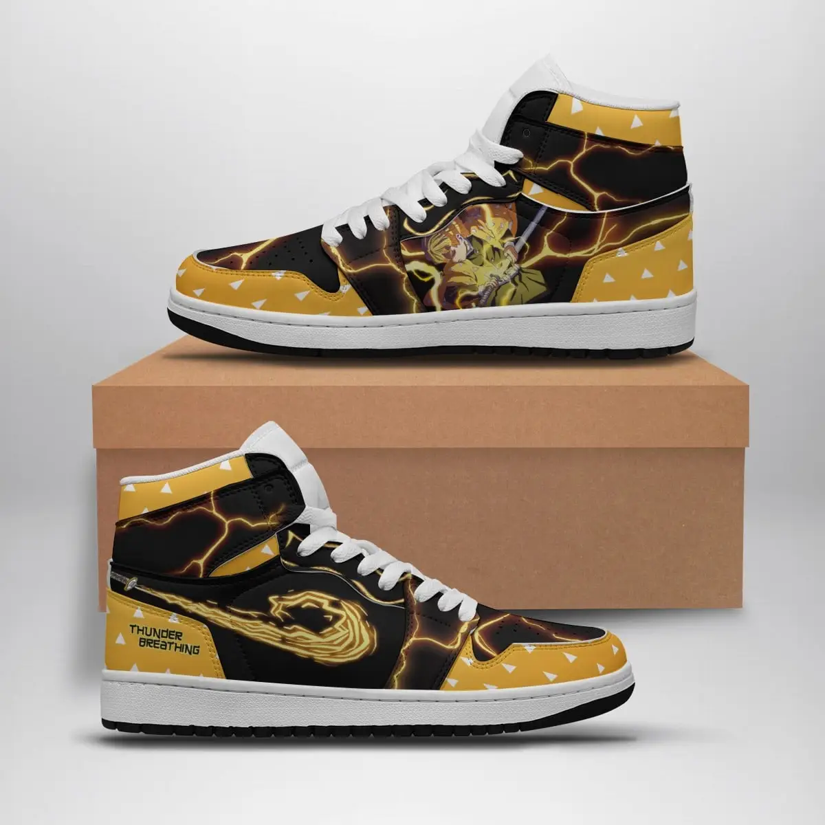 Zenitsu Agatsuma Demon Slayer Air Jordan 1 Shoes