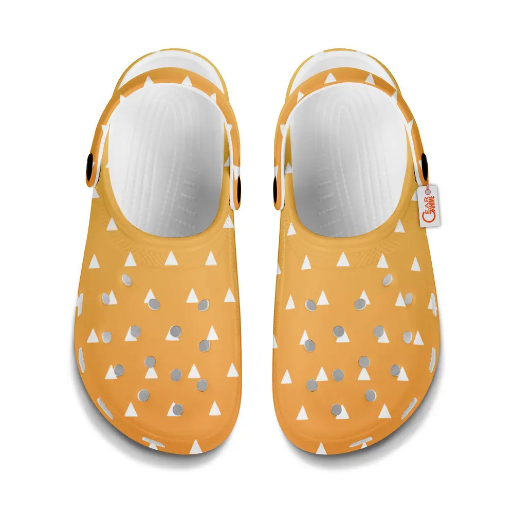 Zenitsu Edition Custom Anime Clogs Cosplay Style