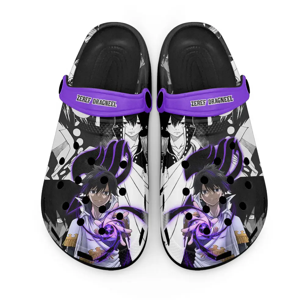 Zeref Dragneel Personalized Anime Clogs