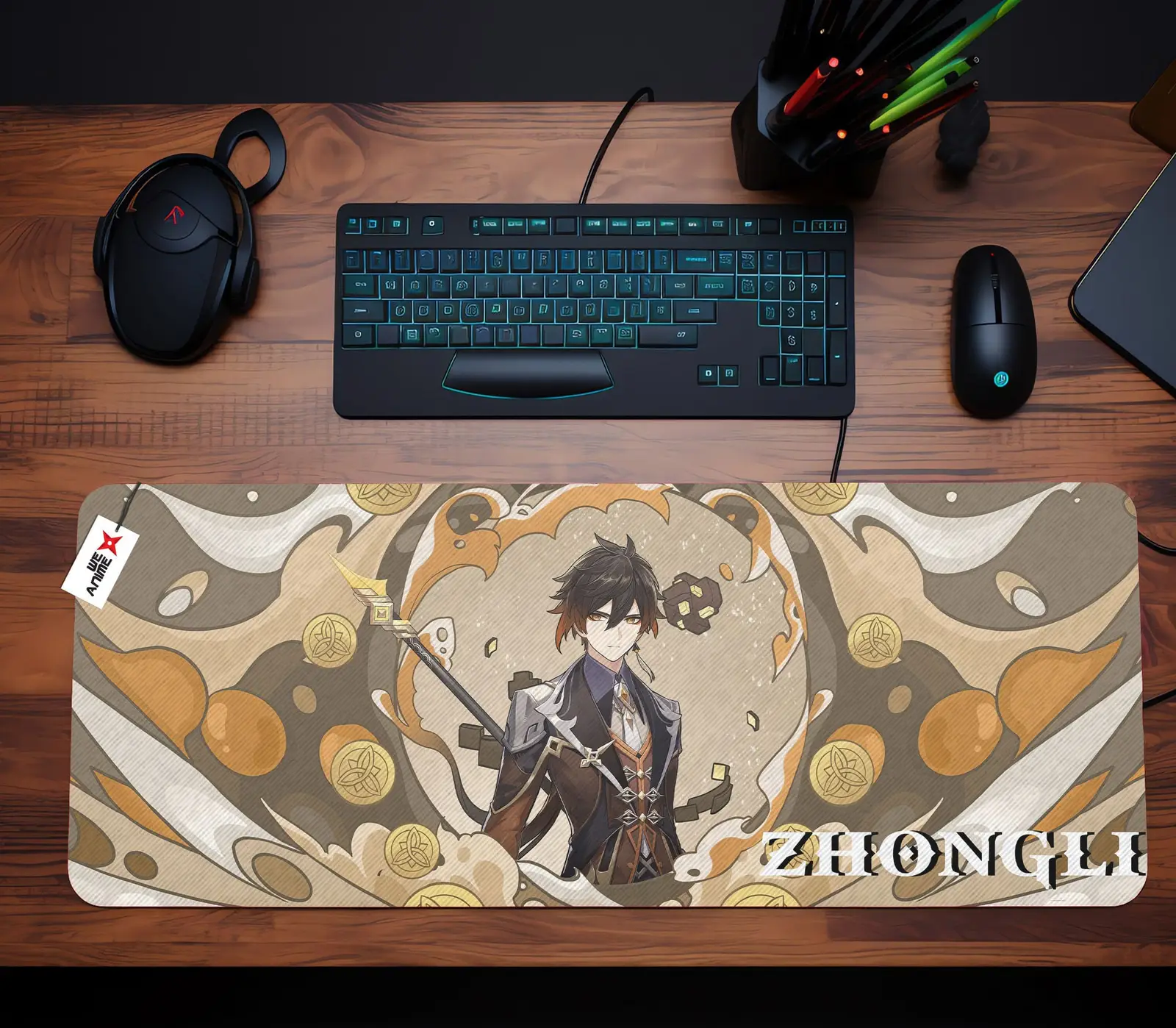 Zhongli Mouse Mats Personalized Name Custom