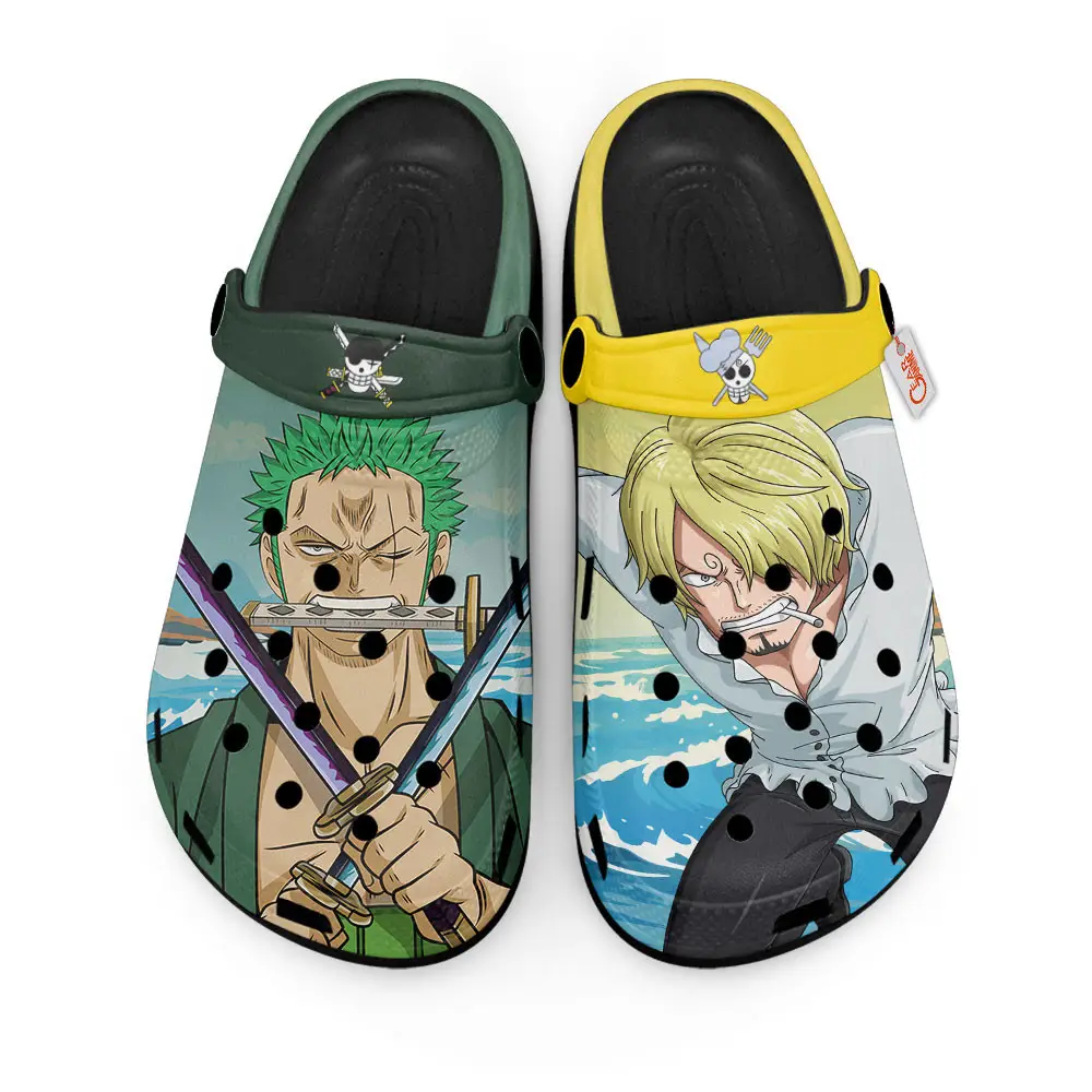 Zoro and Sanji Edition Custom Anime Clogs