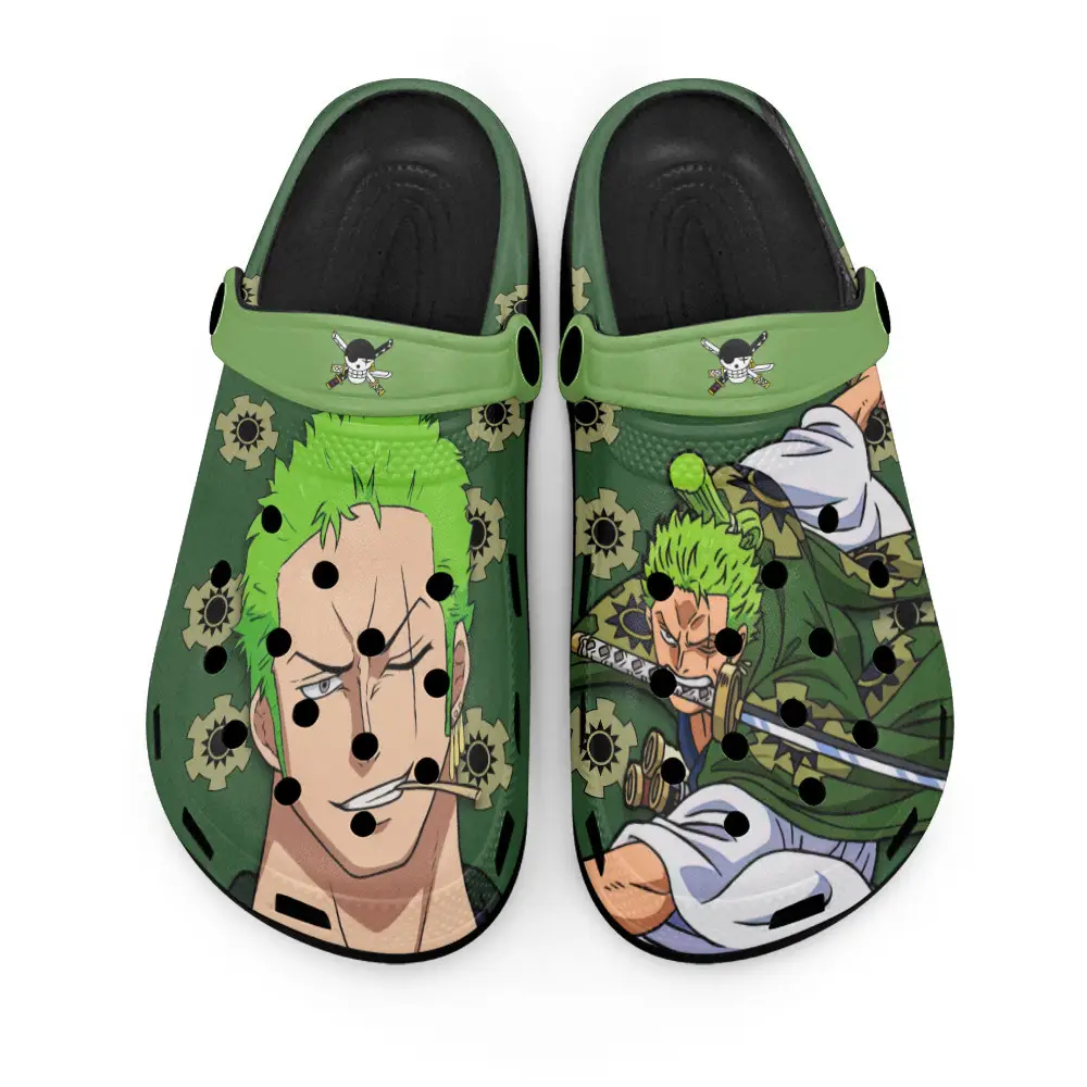 Zoro Wano Arc Edition Custom Anime Clogs