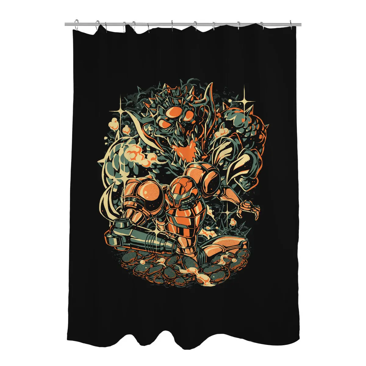 A Catastrophic Day Shower Curtains